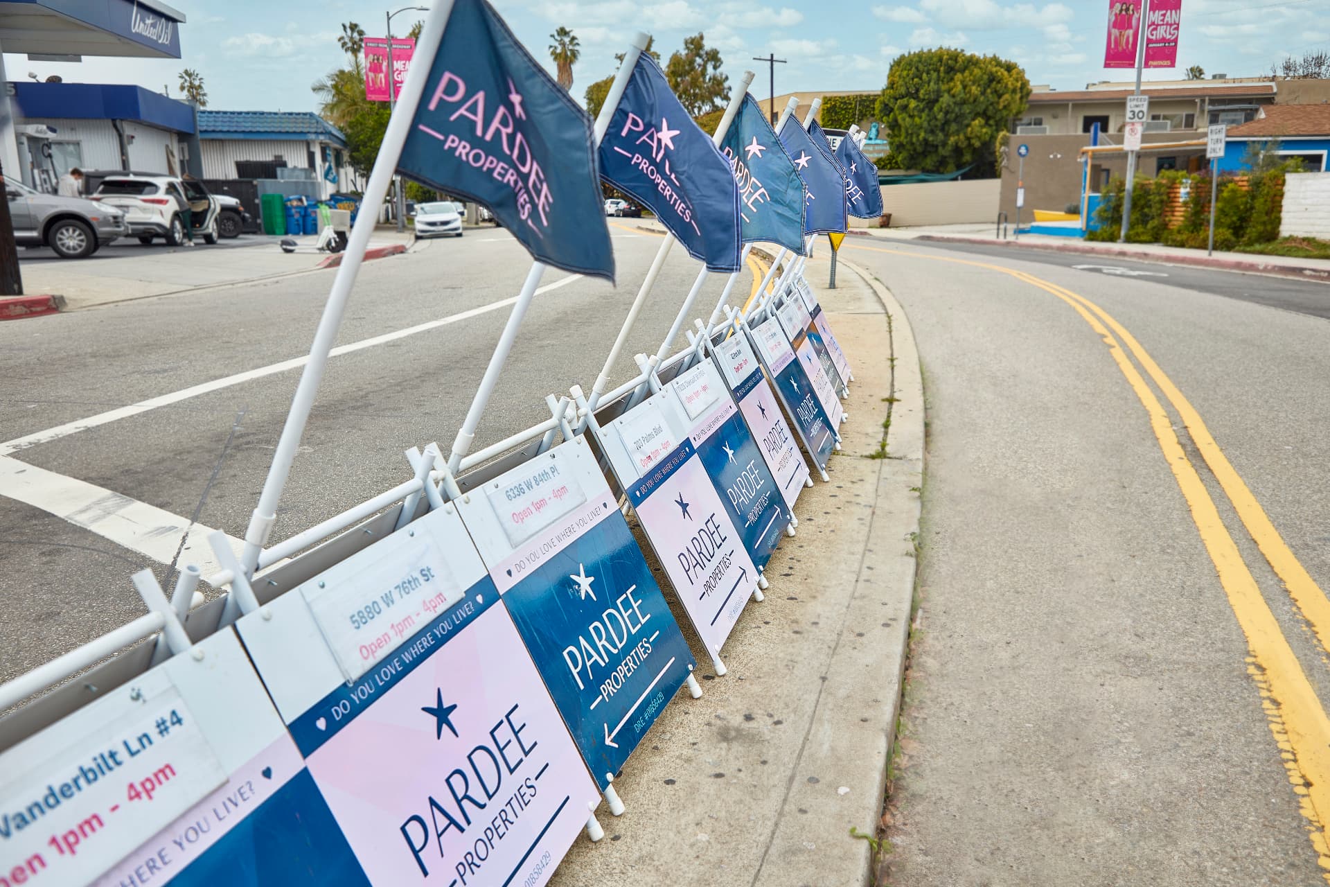 Open house signage portfolio example